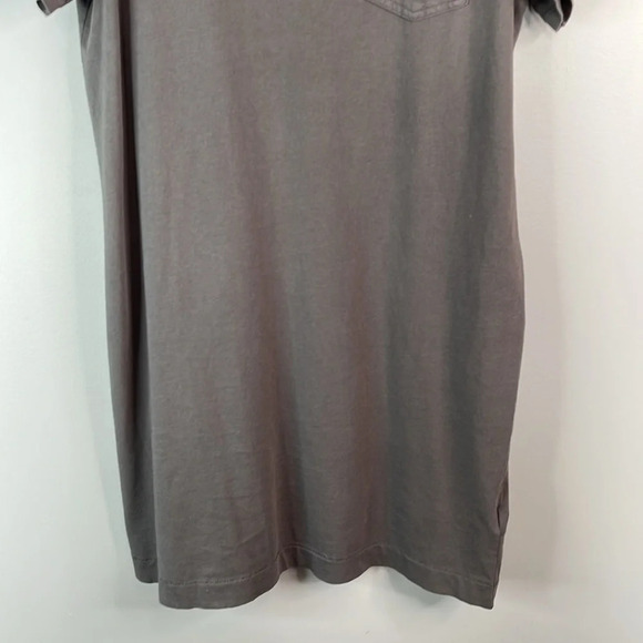 OLD NAVY Panther Grey Vintage Vibe Short Sleeve Pocket T-Shirt Dress Coastal S - Picture 4 of 11